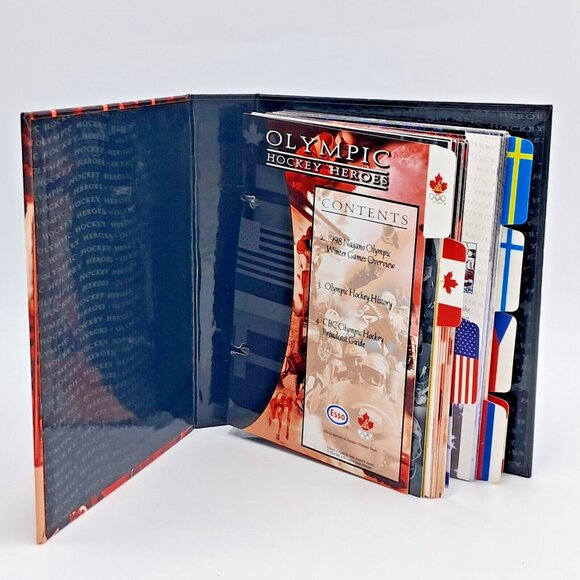 Olympic Hockey Heroes-Esso-Complete Set of 60 Cards in Collector Binder-1998 - Picture 2 of 10